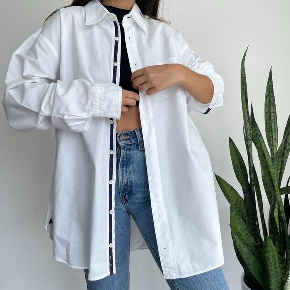 Gant Accentrics white button down cotton oxford shirt - Picture 4 of 7